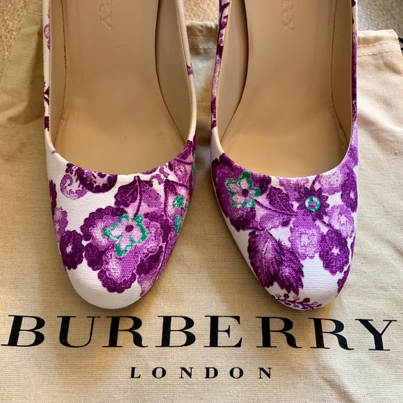 Burberry floral print high heels - Picture 3 of 7